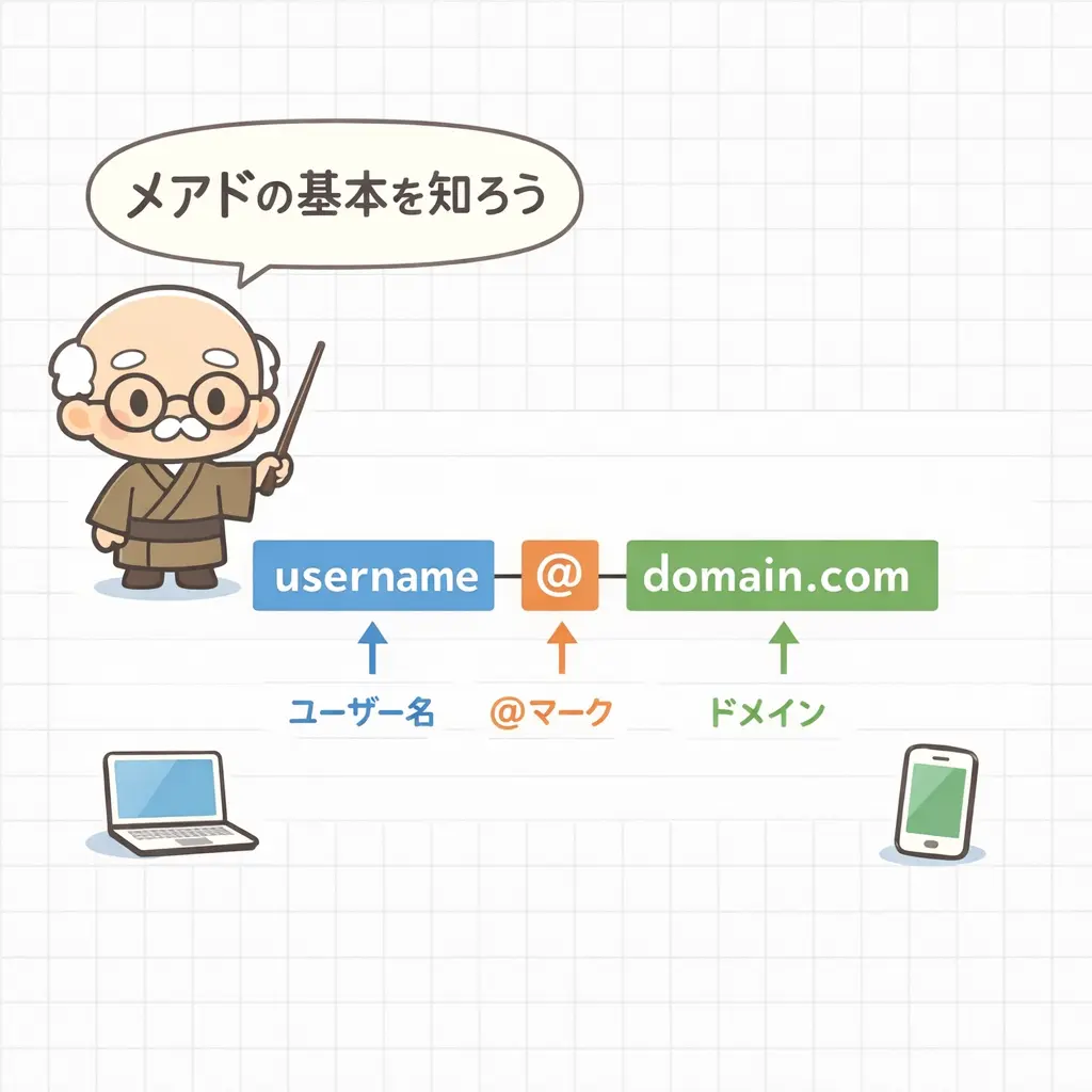 メールアドレス作成前に知っておきたい基礎知識 - メールアドレス作成